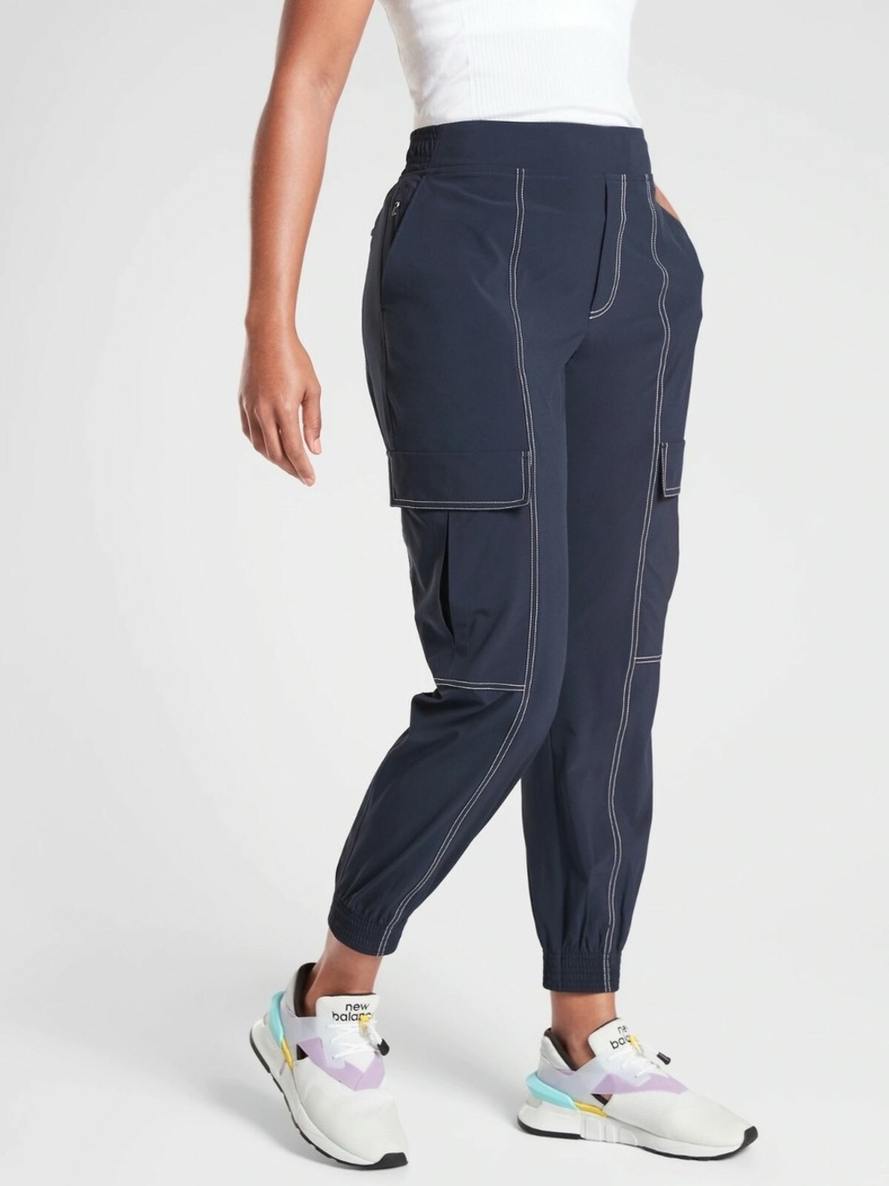 Athleta Chelsea Utility Jogger size 12 in Navy